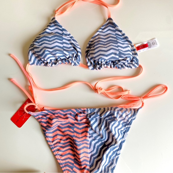Reversible Bikini in orange crush - Picture 4 of 6